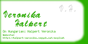 veronika halpert business card